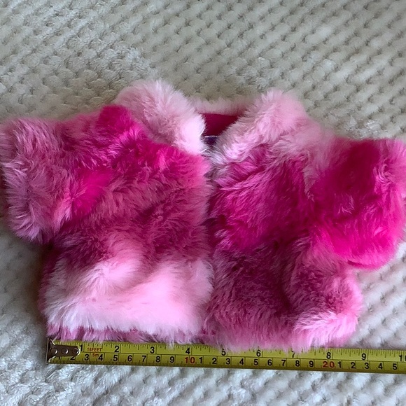 Build-A-Bear Pink Furry Coat For Build A Bear Plush - Picture 2 of 7